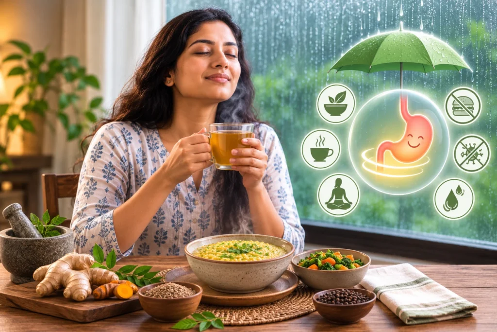 Monsoon Rutucharya How to Protect Your Digestion During the Rainy Season